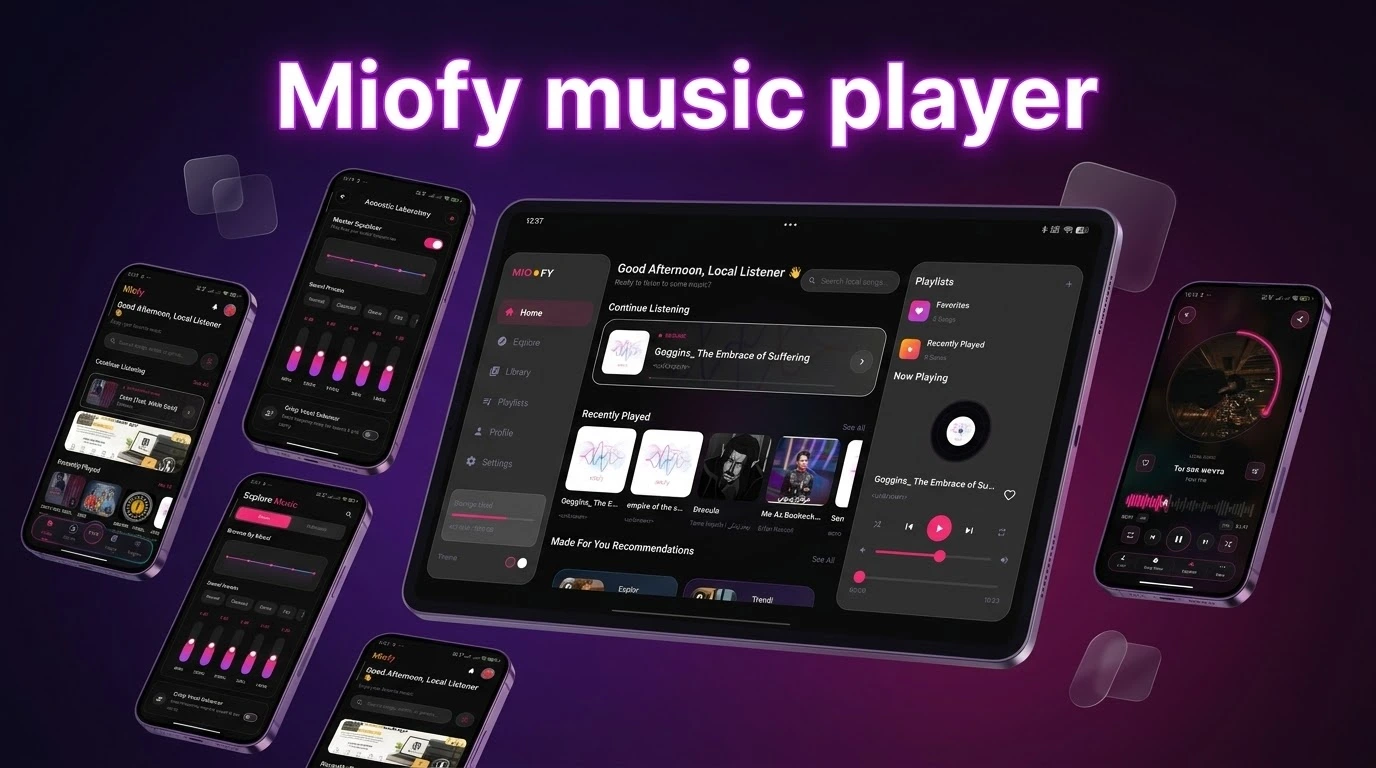 Miofy Music Player presentation